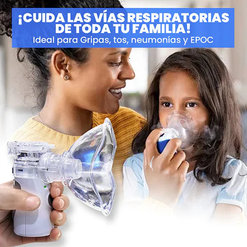 NEBULIZADOR PORTÁTIL ¡DESCONGESTIONA LAS VÍAS RESPIRATORIAS! - ENVÍO GRATIS