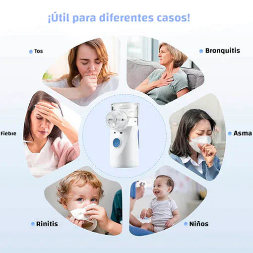 NEBULIZADOR PORTÁTIL ¡DESCONGESTIONA LAS VÍAS RESPIRATORIAS! - ENVÍO GRATIS